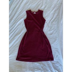 FADED GLORY (EUC)✨SLEEVELESS BURGUNDY MINI DRESS